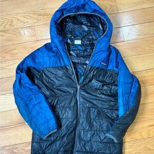 Patagonia Kids Puffer Jacket in Blue and Black